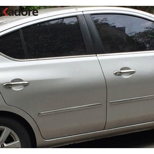 For Nissan Tiida Versa Latio Micra March Juke 2009 2010 2010 2012 ABS Chrome Door Handle Cover Trims Auto Exterior Accessories