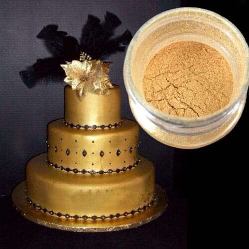 Germany imports Edible food gold color powder Coating Handmade chocolate fondant cake baking decoration Arts food grade powder