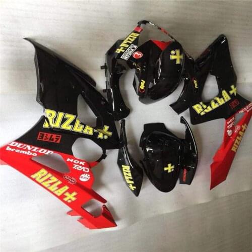Injection mold Fairing kit for SUZUKI GSXR1000 K5 05 06 GSXR 1000 2005 2006 ABS Red black Fairings set