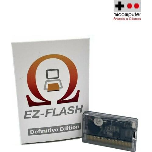 MicompuTer Cartridge Game Boy Advance GBA EZ Flash Omega Definitive Edition shipping from Spain