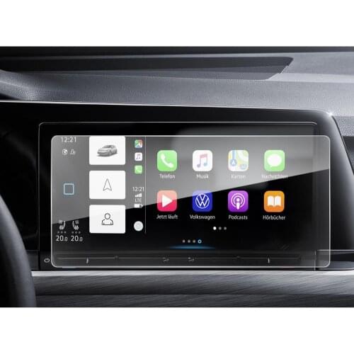 LFOTPP For Golf MK8 Discover Pro 10 Inch 2020 Car Navigation Display Tempered Glass Screen Protector Auto Interior Accessories