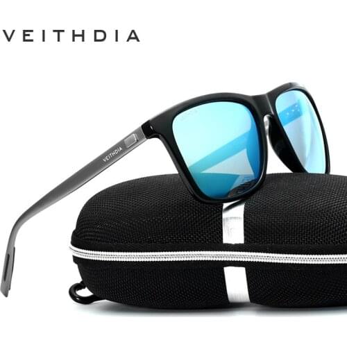 VEITHDIA Brand LOGO Retro Aluminum TR90 Sunglasses Polarized Mens Male Eyewear Accessories Driving Sun Glasses Goggle 6108