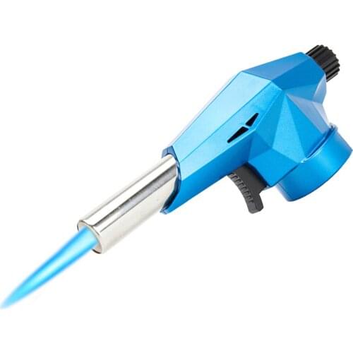 Portable Butane Spontaneous Combustion Gas Lighter Welding Torch Gas Burner Outdoor Barbecue Tool Cooking Supply Metal Flame Gun