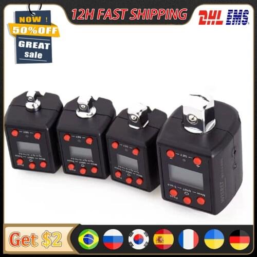 Professional Electronic Torquemeter Adjustable Torque Meter 10-200Nm 17-340Nm Digital Display Universal Torquemeter Wrench