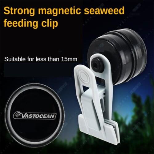 Vastocean Fish tank Strong magnetic seaweed feeding clip Laver clip Vegetable clip Aquarium supplies DROP SHIPPING