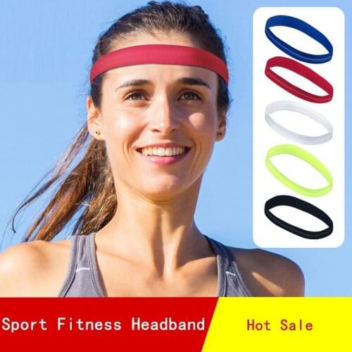 Sports Headband Fitness Yoga Headband Gym Sweat-absorbent Slip For Men and Women Sweatband Hair Sweat Band Running Equipment
