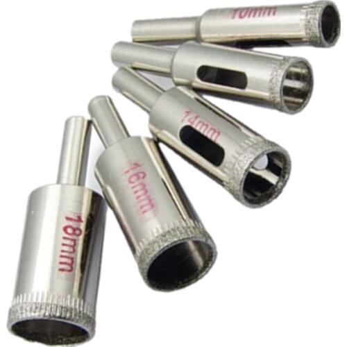 Glass drill bit Bead correction rounding trimmer Electroplating drill bit Glass hole saw opener Tile (5 pieces per package)