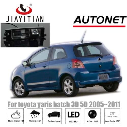 JIAYITIAN Rear Camera for toyota Yaris hatchback 2005 2006 2007 2008 2009 2010 2011 D 5D CCD/Night Vision Reverse backup Camera