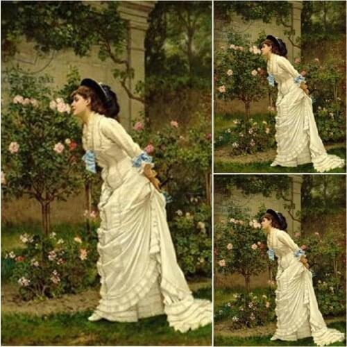 Customer to order!19 Century Vintage Costumes Victorian Dress 1860S Civil War Gown Ball Dress Scarlett dresses US4-36 C-205