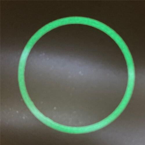Green Luminous Watch Inner Shadow Circle Outer Diameter 29.2MM Inner Diameter 26.2MM Watch Bezel Repair Parts Accessories
