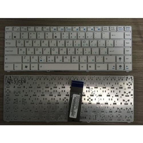 100% brand new and original RU Russian keyboard for ASUS EeePC 1225C 1225B 1215B 1215T 1215N UL20 1201HA U24E white