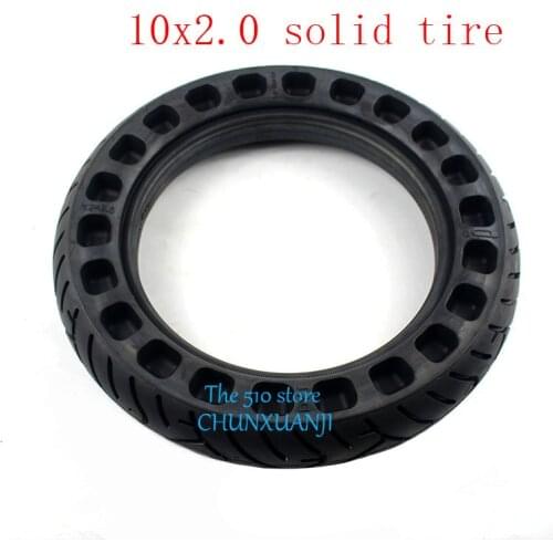 2PCS 10x2.0 honeycomb soild wheel tyre solid tire diy for 10x2 / 2.125 / 2.25 10x2.50 wheel Electric scooter