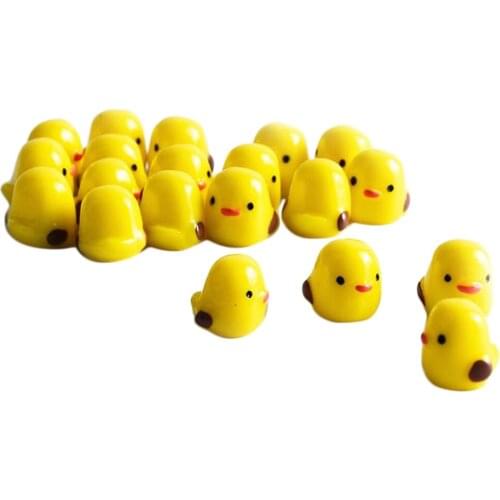 20 Pieces Micro Landscape Miniature Mini Chick DIY Garden Home Ornaments