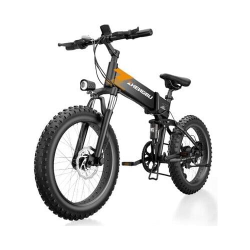 48V Lithium Battery Endurance 90Km Electric Bicycle Snow Mountain Off Road Vehicle Load 100kg-150kg with 20 Lnch Tire