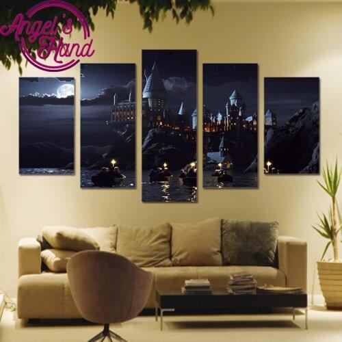 Diy 5 pcs 5D Diamond Painting Amsterdam From The Cities Full Square Rhinestone Painting Handcraft Home Decor Diamond Embroidery