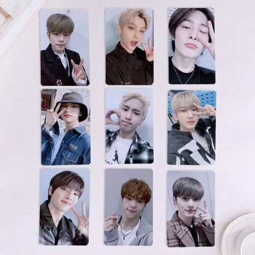 9Pcs/Set Kpop Stray Kids Photo Card Yellow Miroh Yellow Wood Album Lomo Card Photocard For Fans Collection Gift