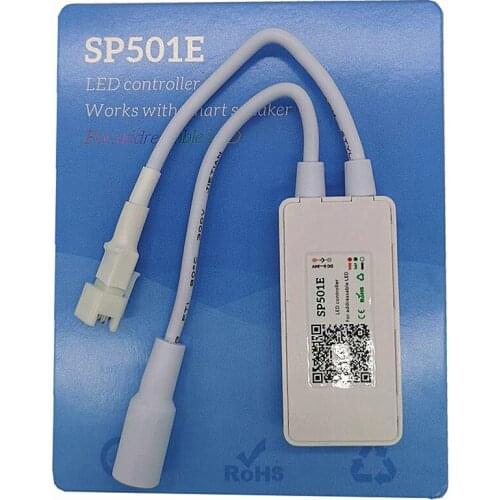 DC5-24V SP501E Wifi Controller For WS2811 WS2812B Addressable RGB Led Strip Light Alexa Smart SPI Voice APP Control Android