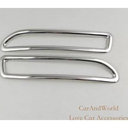 For RENAULT Koleos 2017 2018 Rear Fog Light Panel Cover Tail Lights Lamp Trim ABS Chrome Stickers Car Styling Accessories