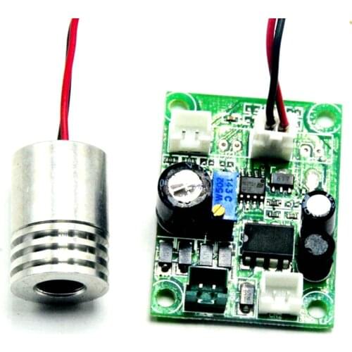 Focusable 650nm 100mW Red Dot Laser Diode Module 12V 18mm x 25mm