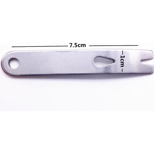 Pocket Pry Bar Gear Mini Stainless Steel Keychain Crank Crowbar Multi Tool Survival Scraper EDC Multi Function Tools Camping Kit