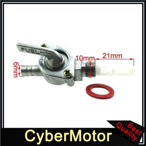 Gas Fuel Tank Switch Valve Petcock Tap For 2 Stroke 49cc 50cc 60cc 66cc 80cc Motorized Bike Bicycle
