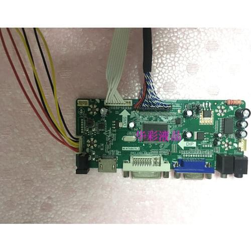 LVDs HDMI+DVI+VGA LCD Controller drive Board Monitor Kit inverter For LM270WFC LM250WU1-SSA1 21-27" LCD Monitor display screen