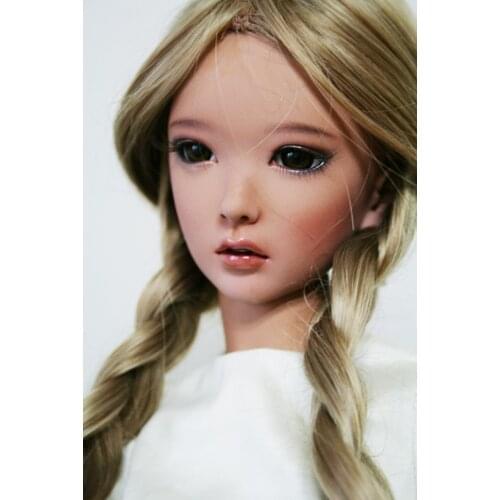 Makeup & eyes! Top quality 1/3 bjd doll doll lina Tan female doll model recast resin doll