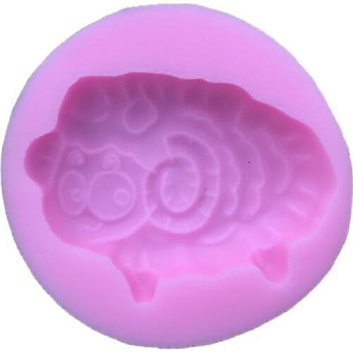 Newly Arrived Exceedingly Nice Sheep Shape Silicone 3D Fondant Cake Mold Tools ,Chocolate Tools DIY D130