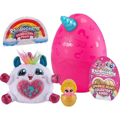 Genuine Original Rainbocornse Rainbow Unicorn Magic Sequin Surprise Plush Doll Girl Toy SMASHERS Epic Dino Egg Christmas Gift