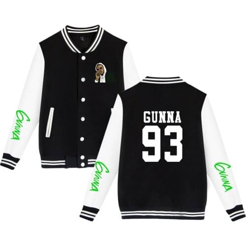 Hot Sale Design Gunna Baseball Jackets Men/Women Autumn Popular Long Sleeve Casual Gunna Jacket 2020 Hot Sale Streetwear Clothes
