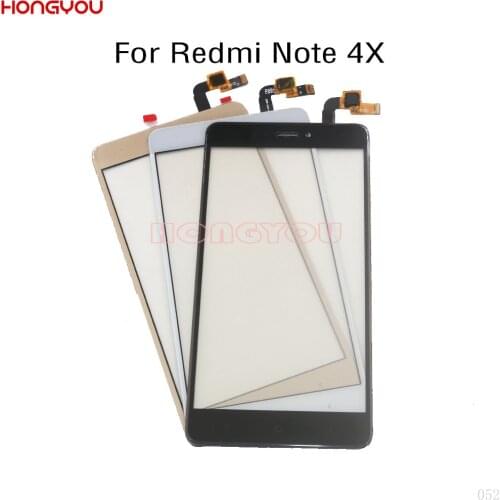 Touch Screen Sensor LCD Display Digitizer Front Outer Glass Front Panel For Xiaomi Redmi Note 4X / Redmi Note 4 Global Version