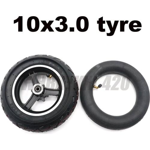 For Speedual Grace 10 Zero 10X Kugoo M4 Pro Tire 10x3 Inch Off-Road Inside Outside Tire 255x80 Tire Electric Scooter 80 / 65-6