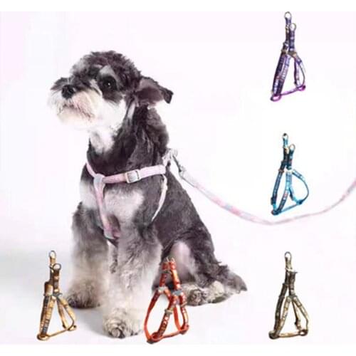Jopet Pet Harnesses Pet Nylon Adjustable Leashes Pet Vest Dog Chain Walking The Dog Rope Small Medium Sized Dogs Cat Accessories