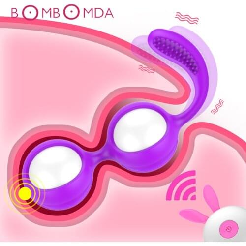 Vibrator Kegel Ball Vibrating Eggs Wireless Remote Control Exercise Vaginal Tightening Sex Toys for Women Clitoris Stimulator