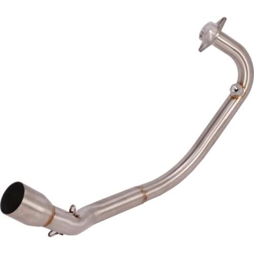 For CFMOTO ST125 Exhaust Pipe Motorcycle Header Link Pipe Slip On 51mm Muffler Escape Stainless Steel Exhaust Tips
