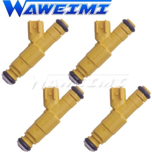 WAWEIMI 4 Pieces Fuel Injector OE 0280156205 For Mazda B2300 2005-2006 Ford Ranger 2004-2005 2.3L l4