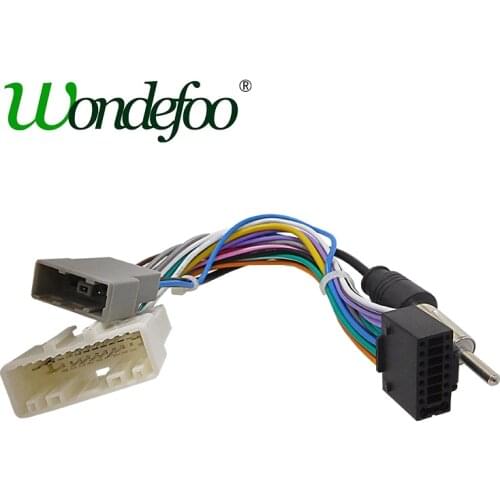 16Pin Car Head Unit Wire cable Adapter Power Connector For Nissan Car Radio