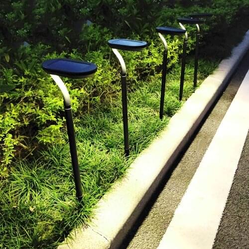 New Design Led Solar Pathway Lights Garden Waterproof Outdoor Solar Lamp for Landscape Yard Patio Driveway Walkway Lighting 2pcs