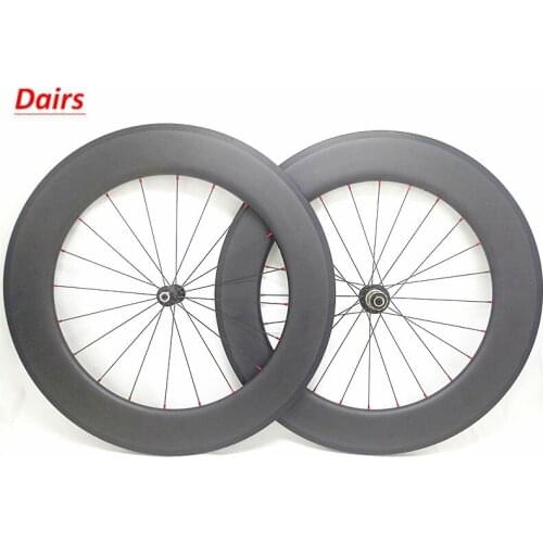 700c carbon wheels 88x23mm clincher tubular powerway R51 Straight pull road bicycle wheelset bikes road wheels 1432 spokes