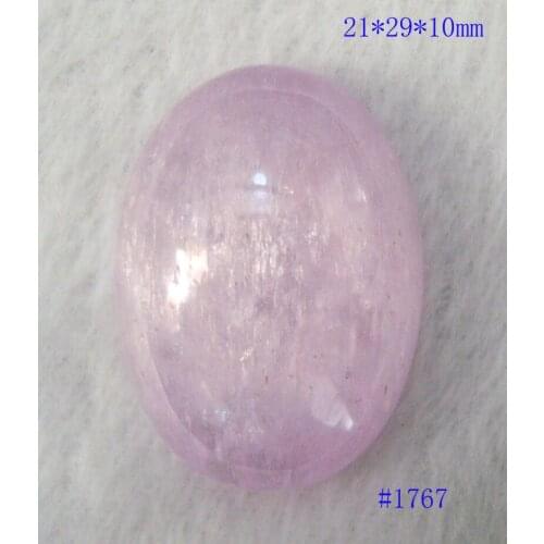 Free Shipping Natural Kunzite Oval Suitable for pendants Women Jewelry Accessories Weddings Parties Birthday Gift