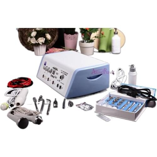 Tax Free High Frequency Skin Spot Removal Vacuum Spray Diamond Microdermabrasion Ultrasonic Facial Care Vacuum Cleaning Acne CE