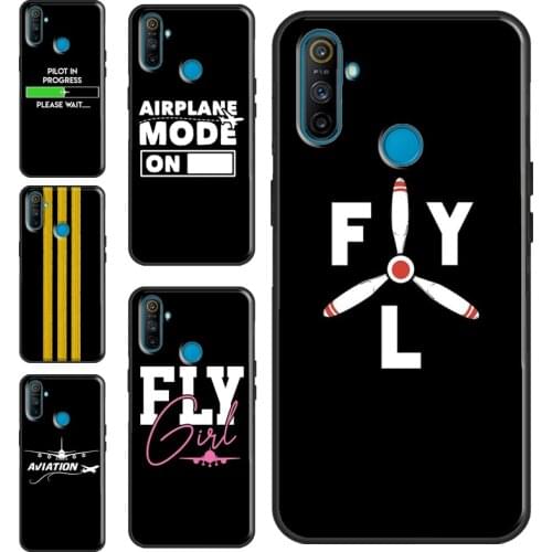 Aircraft Airplane fly travel For Realme 8 Pro 6 7 Q3 Pro GT Neo C15 C3 C21 C11 Phone Case For OnePlus 9 Pro 8 7T 8T 9R