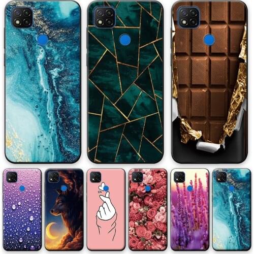 For Redmi 9C NFC Case Silicone TPU Protective Back Cover on Redmi9C NFC Phone Case For Xiaomi Redmi 9C 9 C NFC Cute Bumper 6.53"