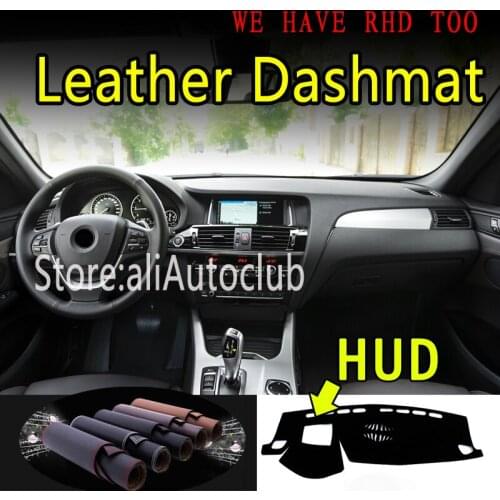 For BMW X3 F25 G2 2011 - 2017 / for BMW X4 F26 G1 2014 - 2017 Leather Dashmat Car Styling Covers Dash Mat Dashboard Cover Carpet