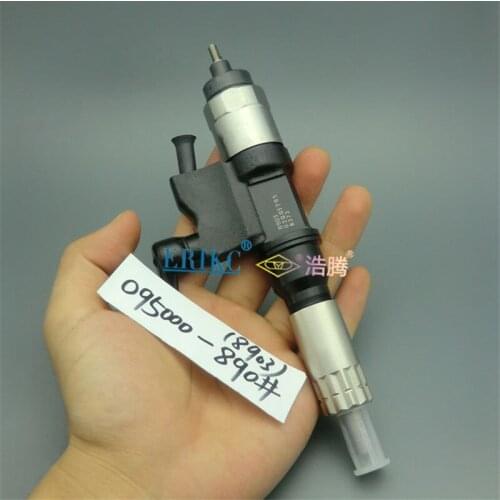 ERIKC Inyector 8900 Genuine Common Rail Injector 095000-8900 (8-98151837-2) and Fuel Injector Assembly 0950008900