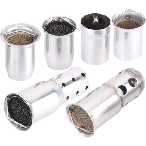 SPELAB For 51mm 60mm Inlet Motorcycle Exhaust Muffler Adjustable DB Killer Silencer Noise Sound Eliminator For Honda YAMAHA