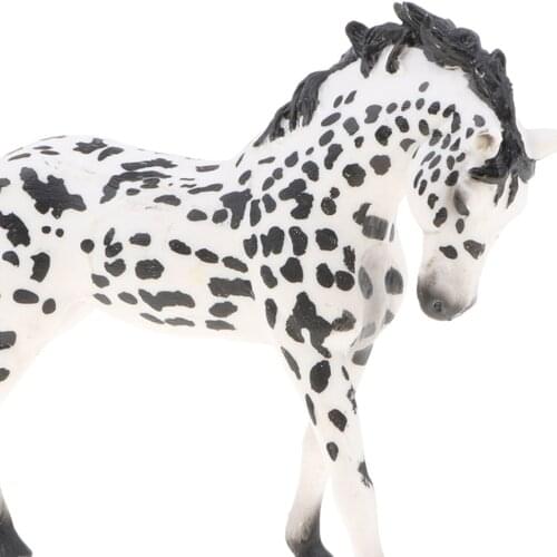 Appaloosa Spotted Horse Simulation Model Figure Kids Toy Home Decoration