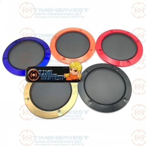 10pcs Multi Colors 4 inch Speaker Grill Covers Speaker net Plastic Speaker Componen with black iron net for arcade cabinet parts