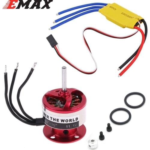 EMAX CF2822 1200KV Outrunner Motor + XXD 30A ESC For Rc Airplane