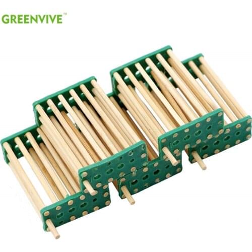 10 PCS Bee Nest Bamboo Queen Bee Isolation Transport Cage Beekeeping Tools for Apiculture Beekeeper